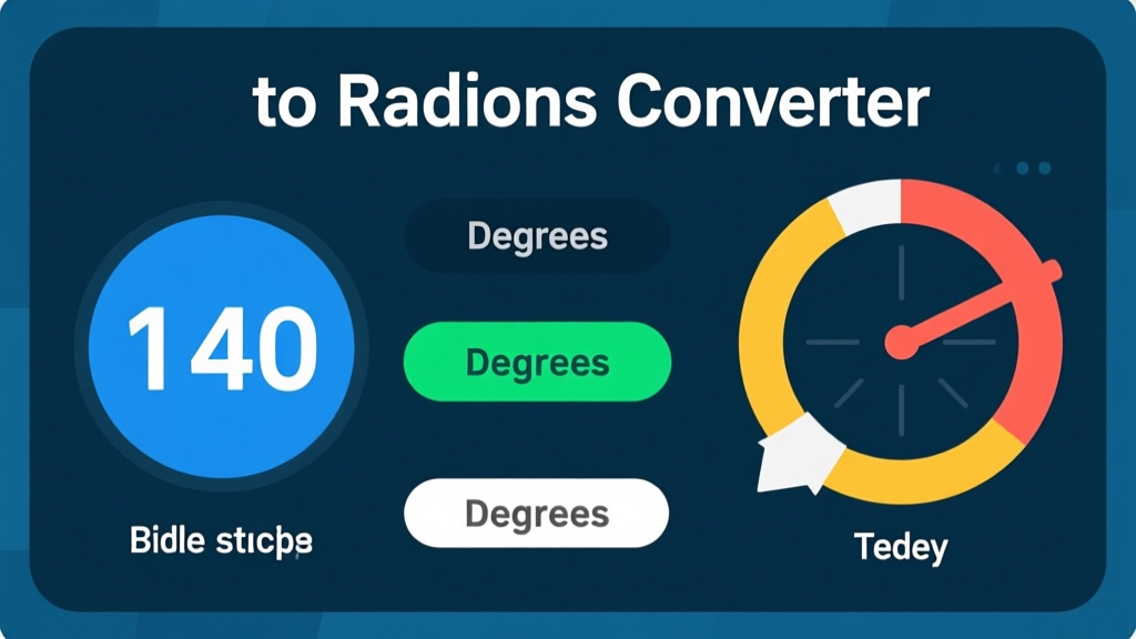 Degrees to Radians Converter